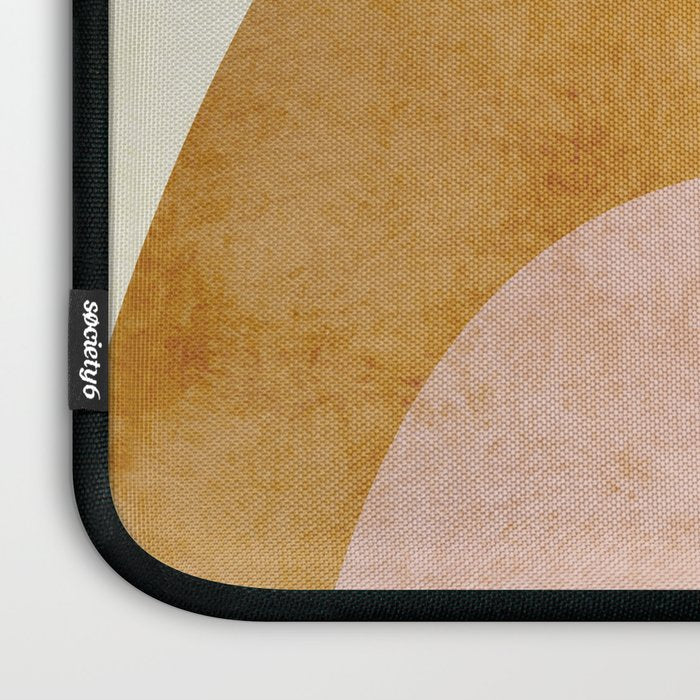 organic shapes boho nature abstract 3 Laptop Sleeve Gallery Image 3