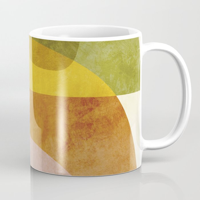 organic shapes boho nature abstract 3 Coffee Mug Gallery Image 1