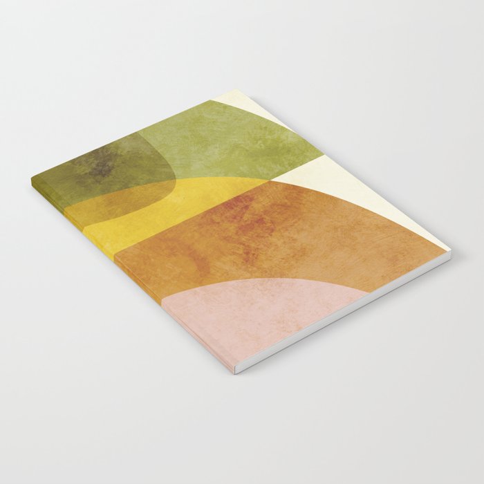 organic shapes boho nature abstract 3 Notebook Gallery Image 1