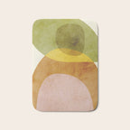 organic shapes boho nature abstract 3 Bath Mat Gallery Image 1