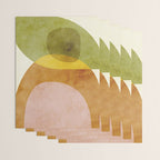 organic shapes boho nature abstract 3 Wrapping Paper Gallery Image 3
