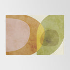 organic shapes boho nature abstract 3 Rug Gallery Image 2