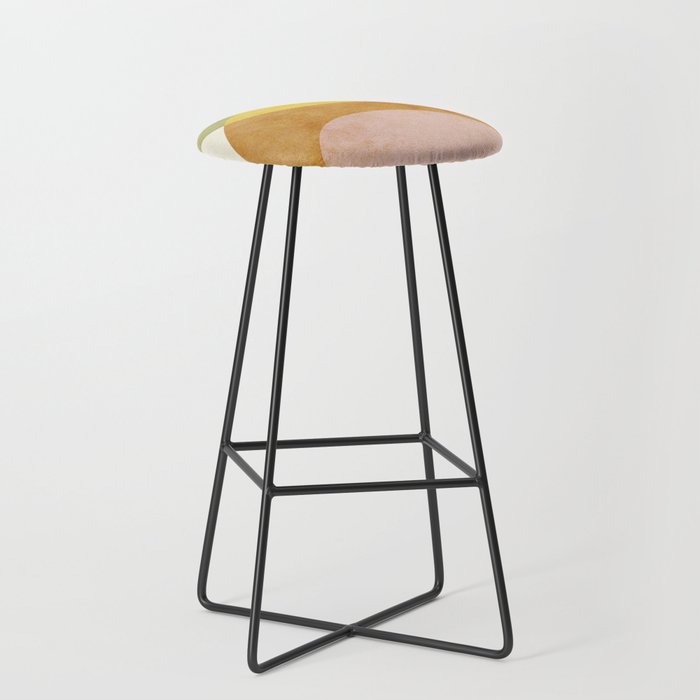 organic shapes boho nature abstract 3 Stool Gallery Image 1