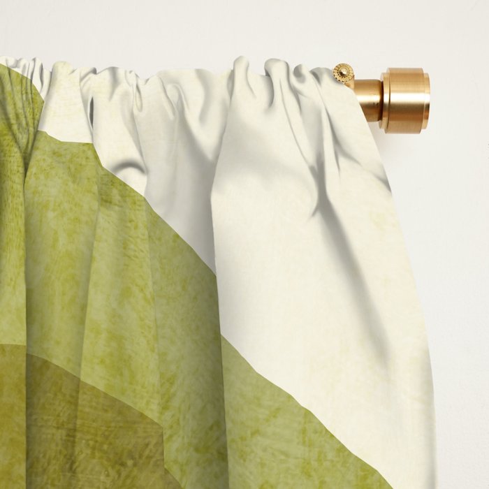 organic shapes boho nature abstract 3 Window Curtain Gallery Image 2