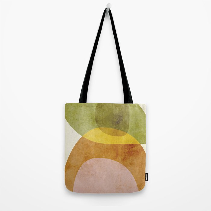 organic shapes boho nature abstract 3 Tote Bag Gallery Image 2