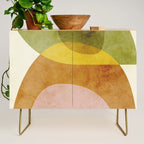 organic shapes boho nature abstract 3 Credenza Gallery Image 1