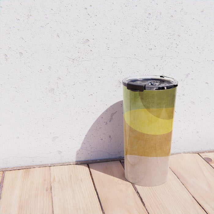 organic shapes boho nature abstract 3 Travel Mug Gallery Image 4