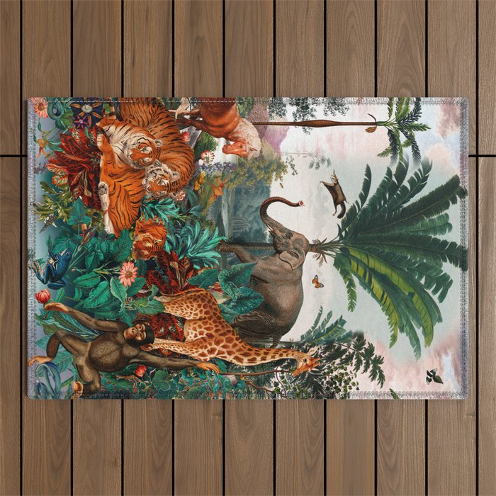 Beautiful Forest II Outdoor Rug Gallery Image 1