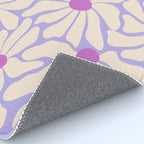 Big Groovy Flower - Purple Rug Gallery Image 4