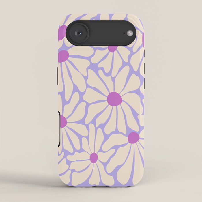 Big Groovy Flower - Purple iPhone Case Gallery Image 2