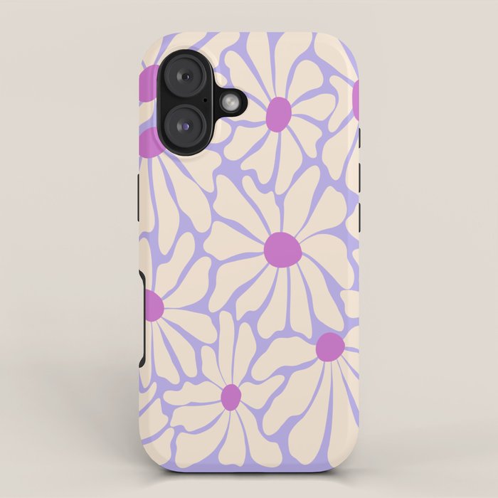Big Groovy Flower - Purple iPhone Case Gallery Image 1