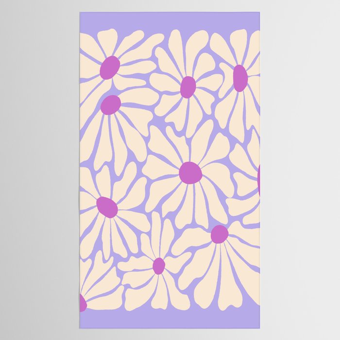Big Groovy Flower - Purple Tablecloth Gallery Image 2
