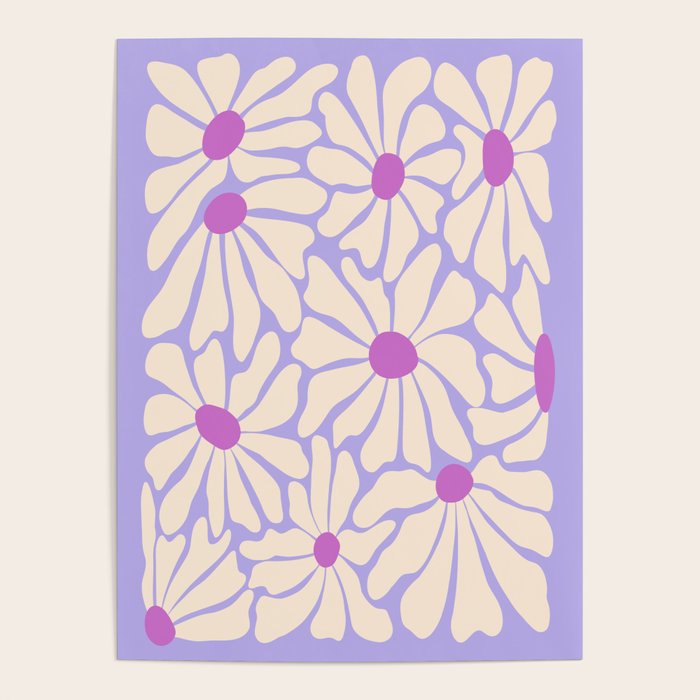 Big Groovy Flower - Purple Poster Gallery Image 4