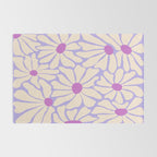 Big Groovy Flower - Purple Rug Gallery Image 2