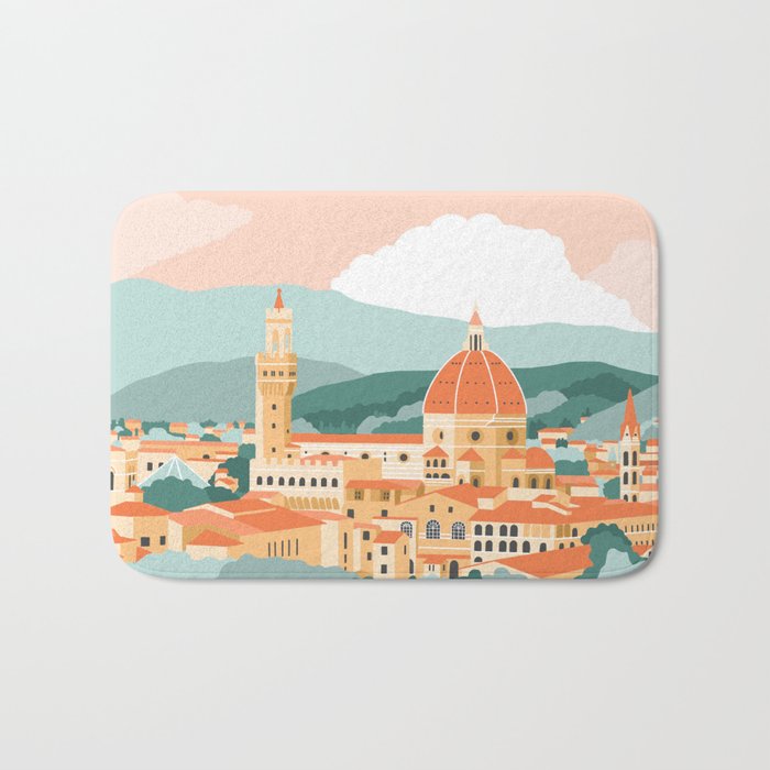 Firenze Italy Bath Mat Gallery Image 1