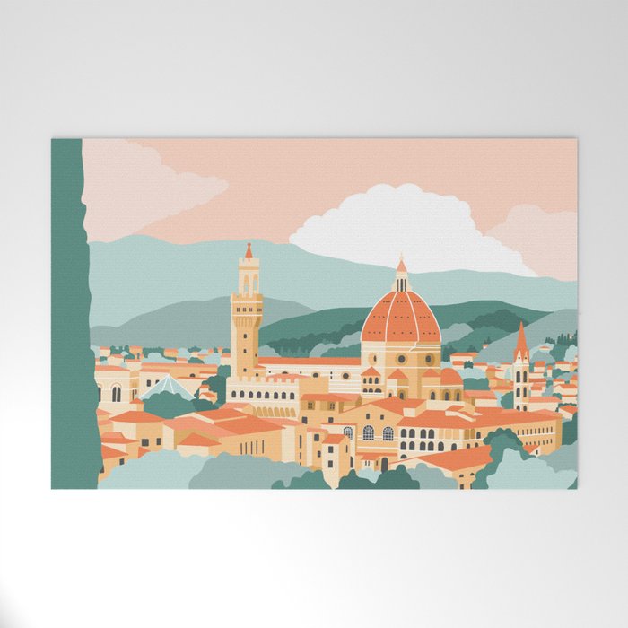 Firenze Italy Welcome Mat Gallery Image 1