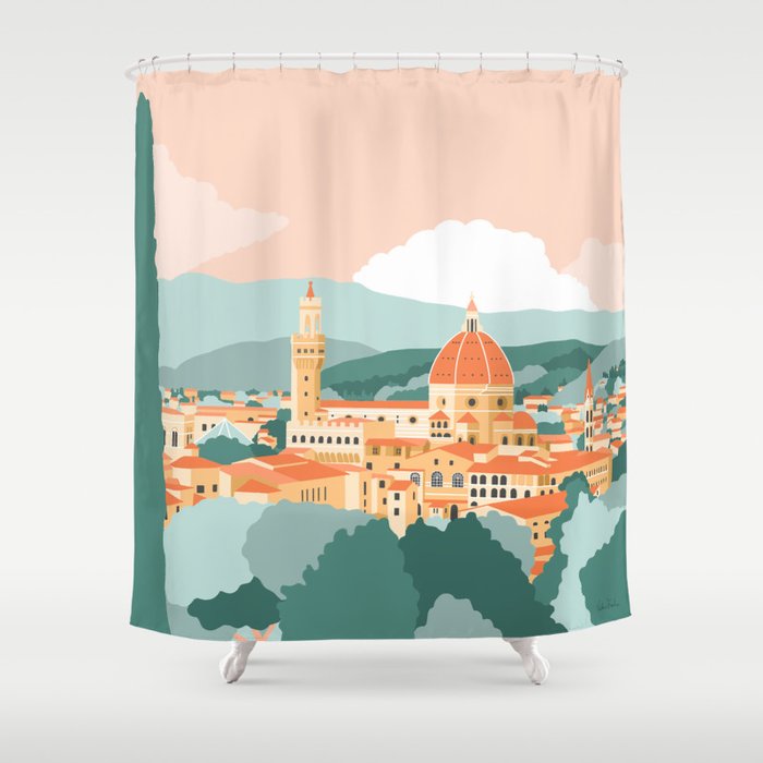 Firenze Italy Shower Curtain Gallery Image 1