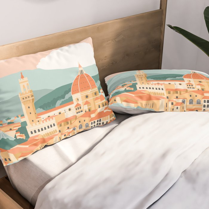 Firenze Italy Pillow Sham Gallery Image 2