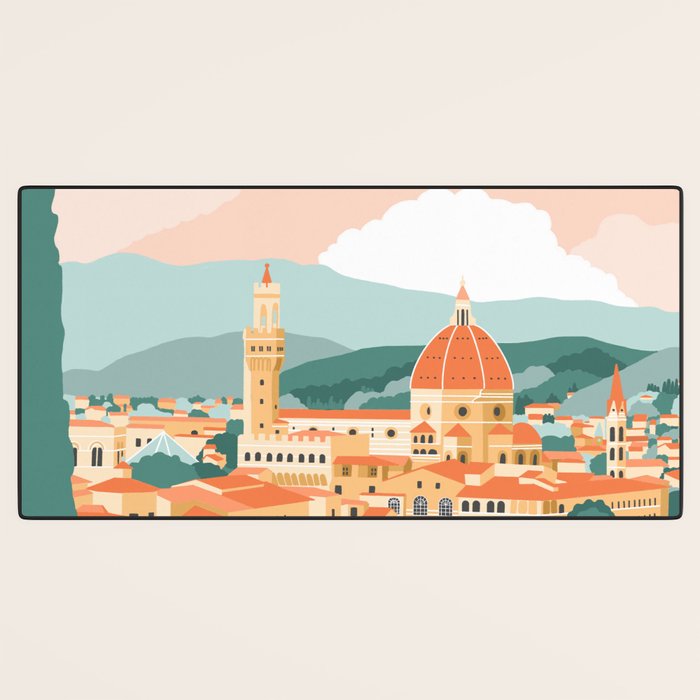Firenze Italy Desk Mat Gallery Image 3