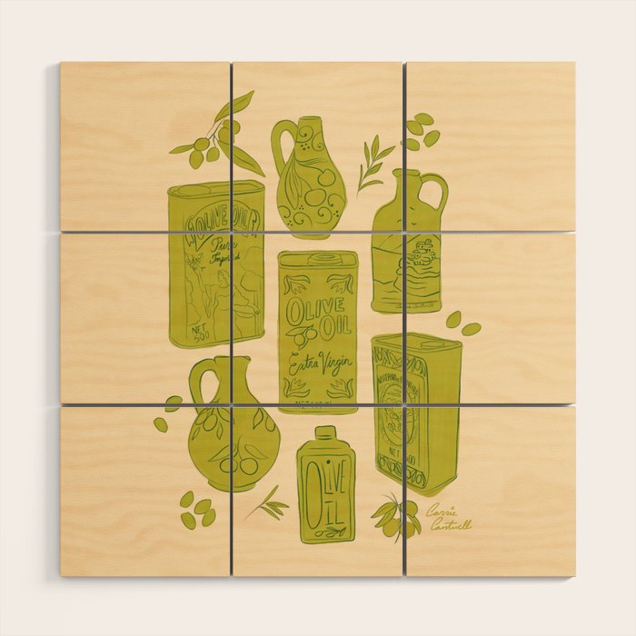 Olives Wood Wall Art Gallery Image 1