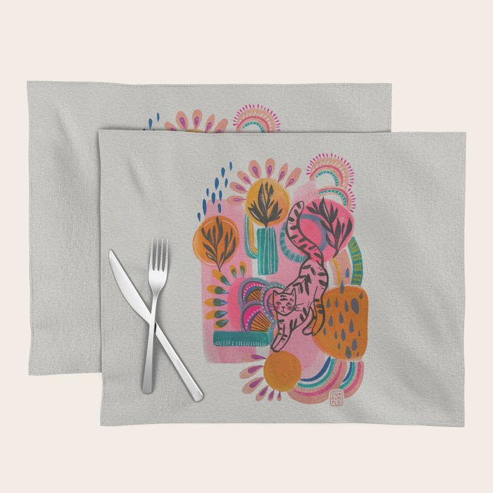 Love cats in the wild Placemat Gallery Image 1