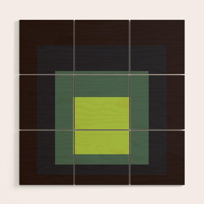 color square 12 Wood Wall Art Gallery Image 1
