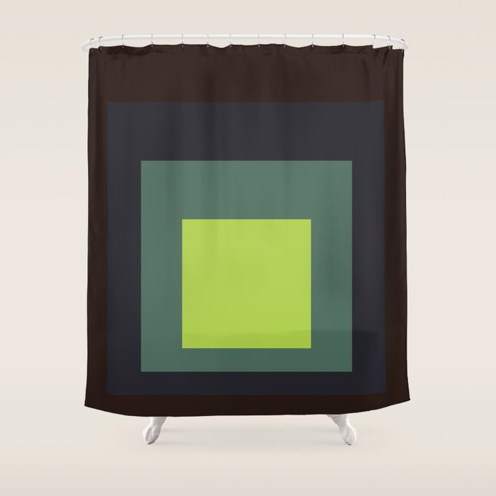 color square 12 Shower Curtain Gallery Image 1