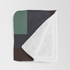 color square 12 Throw Blanket Gallery Image 3