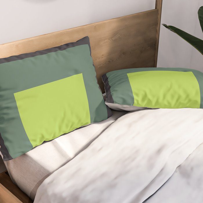 color square 12 Pillow Sham Gallery Image 2