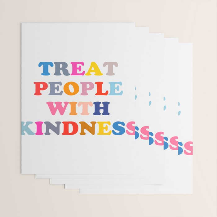 Treat People With Kindness Wrapping Paper Gallery Image 3