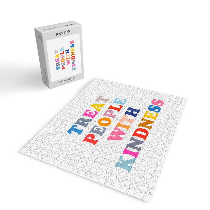 Treat People With Kindness Jigsaw Puzzle Gallery Image 2