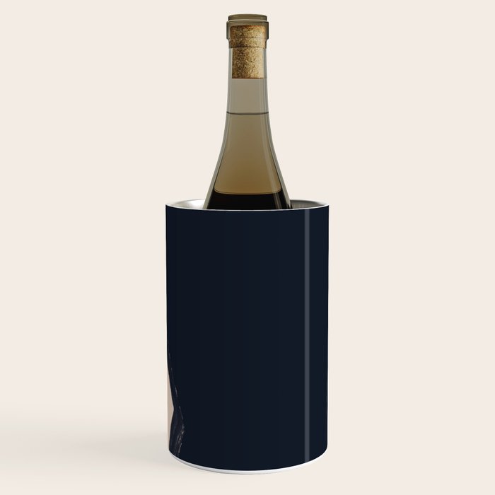 Minimal Abstract Art Black Cat Wine Chiller Gallery Image 3