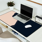 Minimal Abstract Art Black Cat Desk Mat Gallery Image 2
