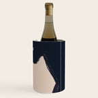 Minimal Abstract Art Black Cat Wine Chiller Gallery Image 1