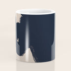 Minimal Abstract Art Black Cat Coffee Mug Gallery Image 4