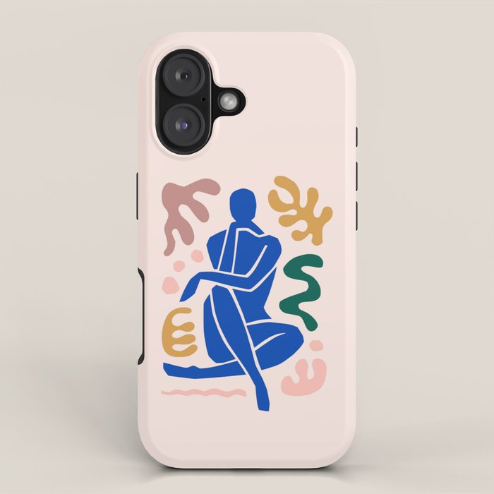 Henri Matisse Art Print 'Blue Nude' - Abstract Female Figure Cut Outs Artwork iPhone Case Gallery Image 1