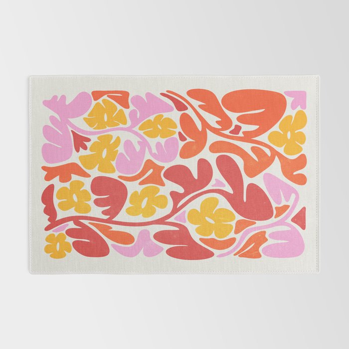 Retro Garden Rug Gallery Image 2