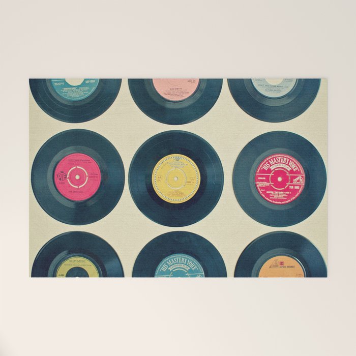 Vinyl Collection Welcome Mat Gallery Image 1