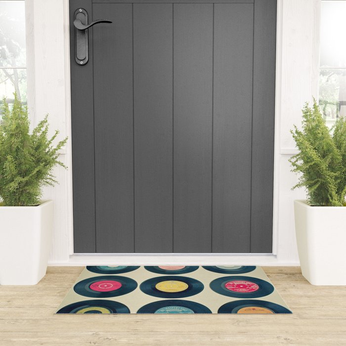 Vinyl Collection Welcome Mat Gallery Image 3