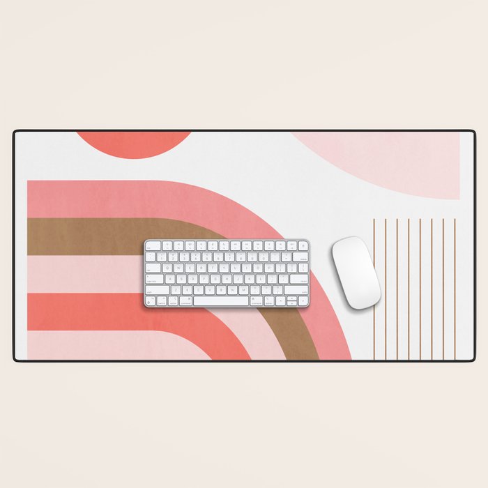 Minimal Geometric Abstraction 89 Desk Mat Gallery Image 1