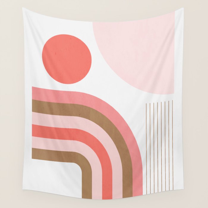 Minimal Geometric Abstraction 89 Wall Tapestry Gallery Image 4