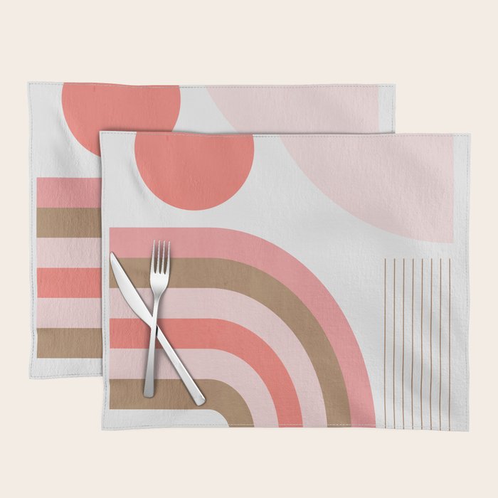 Minimal Geometric Abstraction 89 Placemat Gallery Image 1