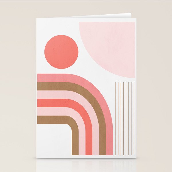 Minimal Geometric Abstraction 89 Stationery Card Gallery Image 2