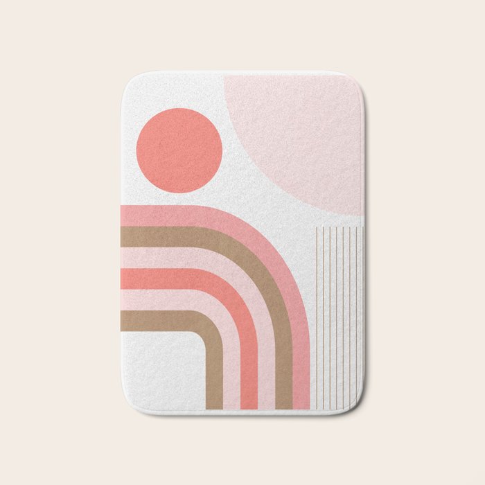 Minimal Geometric Abstraction 89 Bath Mat Gallery Image 1