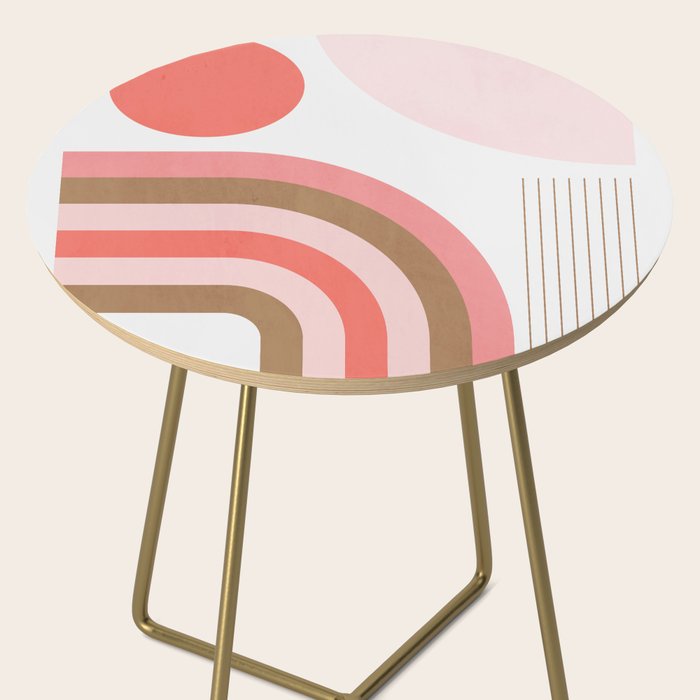 Minimal Geometric Abstraction 89 Side Table Gallery Image 2