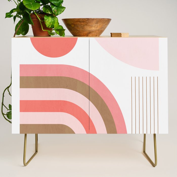 Minimal Geometric Abstraction 89 Credenza Gallery Image 1