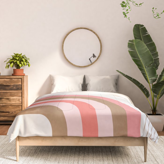 Minimal Geometric Abstraction 89 Comforter Gallery Image 3