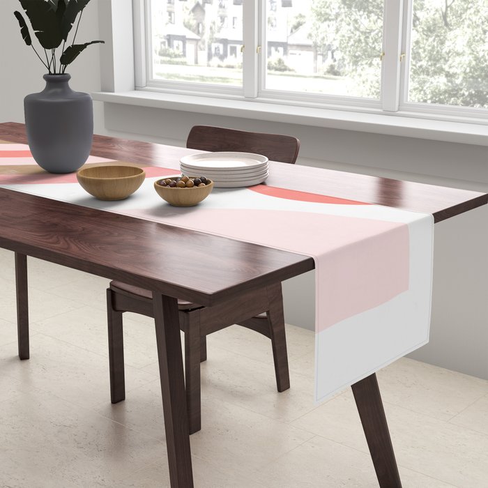 Minimal Geometric Abstraction 89 Table Runner Gallery Image 2