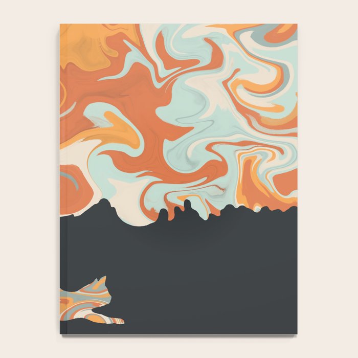 Rainbow cat 4 yoga meow Notebook Gallery Image 4