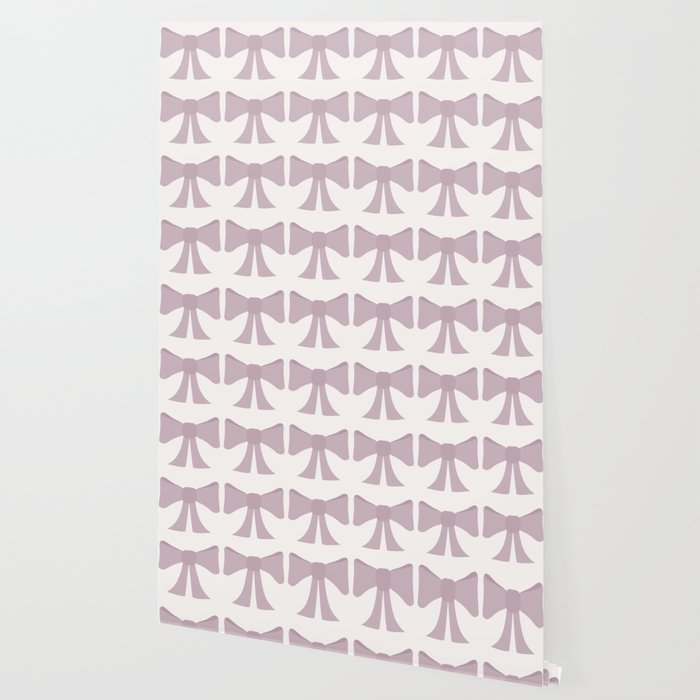 Vintage Bows IX Lavender Purple Wallpaper Gallery Image 2